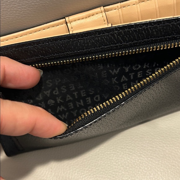 Kate Spade Black Textured Wallet - Picture 10 of 10